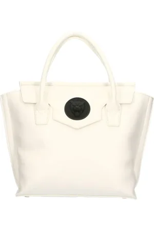 Philipp Plein Taske, Dame, Hvid, ONE SIZE, Håndtaske med frontlogoåbning