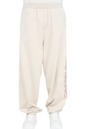 Calvin Klein Bukser, Herre, Hvid, L, Bomuld, Bukser