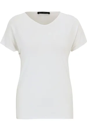 Betty Barclay Top, Dame, Hvid, 3XL, Uld, Casual V-hals Skjorte til By og Rejse