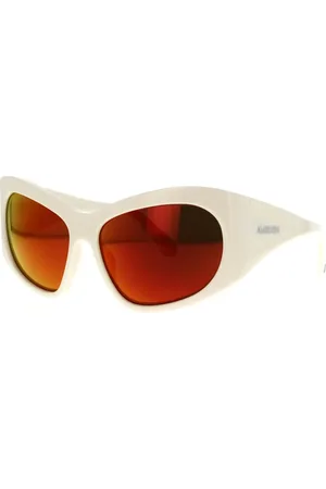 AMBUSH Tilbehør, unisex, Hvid, 63 MM, Moderne Firkantede Solbriller Daniel