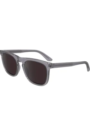 Calvin Klein Tilbehør, unisex, Grå, 54 MM, Solbriller Grå Transparent Ramme Røglinser