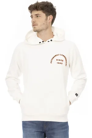 AUTOMOBILI LAMBORGHINI Sweathshirts & Hoodies, Herre, Hvid, M, Bomuld, Hoodies