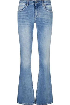 Liu Jo Jeans, Dame, Blå, W27, Denim, Lys Denim Flare Jeans