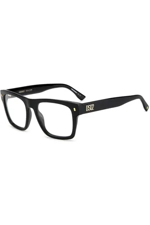 Dsquared2 Tilbehør, Herre, Sort, 53 MM, Mode Briller i Blå Farve