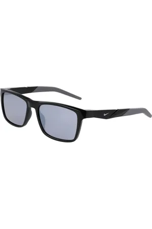 Nike Tilbehør, unisex, Sort, 55 MM, Uld, Stilfulde solbriller med spejllinser