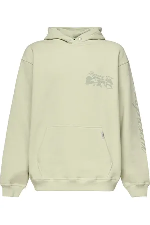 Represent Sweathshirts & Hoodies, Herre, Grøn, XS, Bomuld, Bomuldssweater med ærmeprint