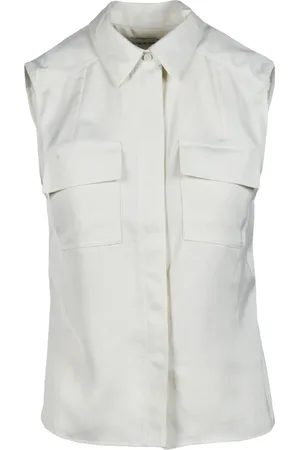 Calvin Klein Jakke, Dame, Hvid, XL, Polyester, Polyester Top