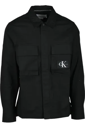 Calvin Klein Skjorte, Herre, Sort, S, Bomuld, Skjorte