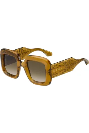 Etro Tilbehør, Dame, Brun, 48 MM, Solbriller i farverne Amber Gold/