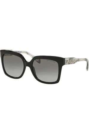 Michael Kors Tilbehør, unisex, Sort, 55 MM, Firkantede solbriller Cortina Sort Gradient