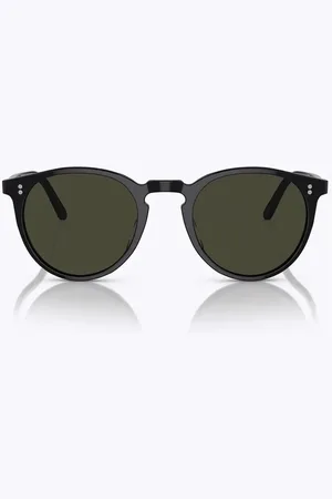 Oliver Peoples Tilbehør, unisex, Sort, 48 MM, Vintage Phantos Solbriller Polariseret Grøn