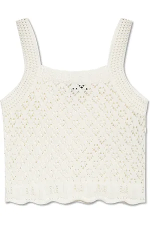 Maison Kitsuné Top, Dame, , L, Bomuld, Strikket top