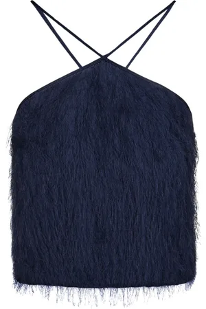 Iceberg Top, Dame, Blå, M, Regular Fit Fluff Viscose Top