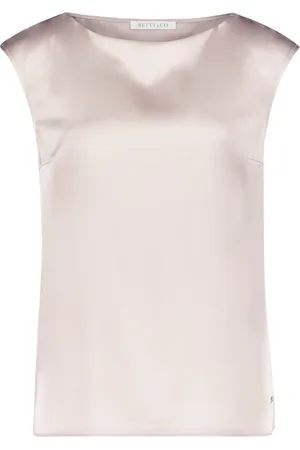 Betty & Co Top, Dame, , 3XL, Uld, Blusetop med glansfuld effekt