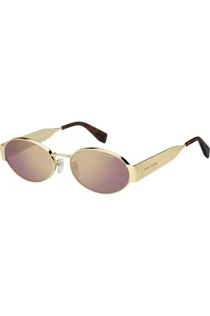 Marc Jacobs Tilbehør, Dame, Gul, 58 MM, Uld, Stilfulde solbriller med S9E/Sz farve