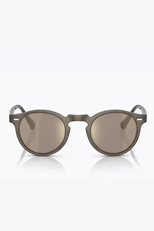 Oliver Peoples Tilbehør, unisex, Grå, 47 MM, Gregory Peck Solbriller Fotochromatisk Stil