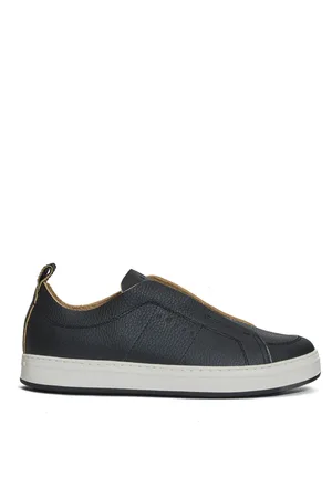Hogan Sko, Herre, Sort, 44 EU, Sort Slipon Sneakers Komfort Stil