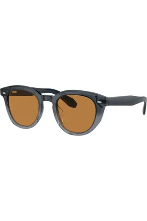 Oliver Peoples Tilbehør, unisex, Grå, 48 MM, Uld, Klassiske brune solbriller med antirefleksbelægning