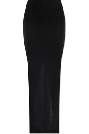 Rick Owens Nederdel, Dame, Sort, S, Uld, Nederdel Pillar