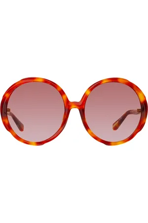Linda Farrow Tilbehør, Dame, Brun, 63 MM, Ikoniske Oversize Solbriller