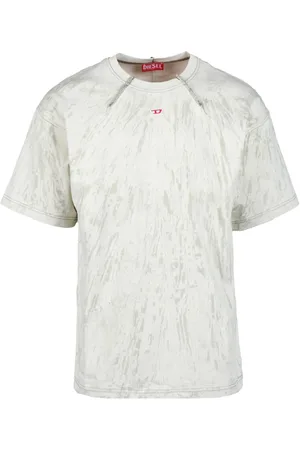 Diesel Top, Herre, Grøn, XL, Bomuld, Tshirt