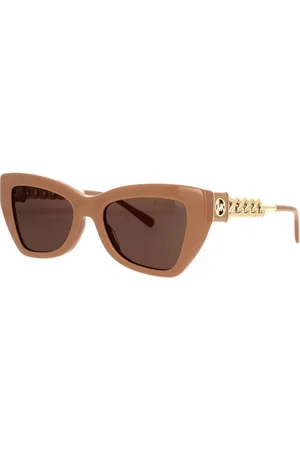 Michael Kors Tilbehør, unisex, Brun, 52 MM, Cat-Eye Solbriller Montecito