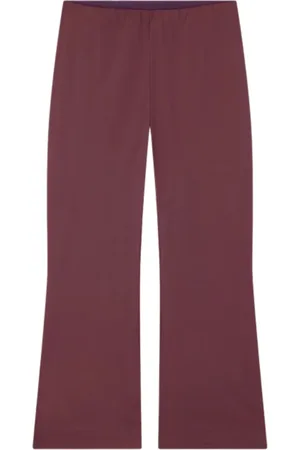 LIVIANA CONTI Bukser, Dame, Rød, M, Bomuld, Flare bomuldsbukser