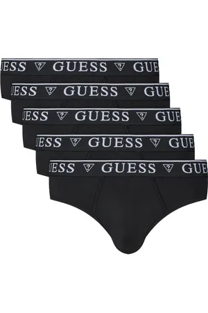 Guess Undertøj, Herre, Sort, M, Bomuld, Pakke med 5 stretch trusser