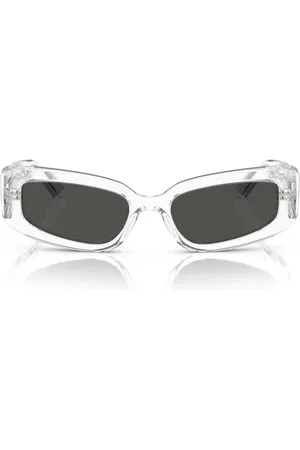 Dolce & Gabbana Tilbehør, unisex, Grå, 54 MM, Moderne Kæde-Link Solbriller