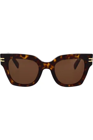 Bvlgari Tilbehør, unisex, Brun, 49 MM, Uld, Elegant Square Solbriller med Brune Linser