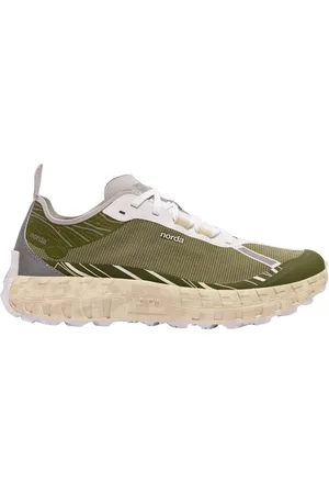 Norda Sko, Herre, Grøn, 44 1/2 EU, Polyester, Bio-Dyneema® Løbesko med Vibram® Sål