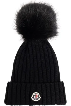 Moncler Tilbehør, Dame, Sort, ONE SIZE, Uld, Bobble Hue
