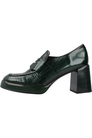 Hispanitas Sko, Dame, Grøn, 37 EU, Uld, Højhælede Pumps