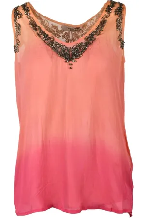 Twin-Set Top, Dame, Flerfarvet, S, Uld, Viskose Ærmeløs Top