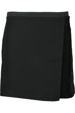 Costume National Nederdel, Dame, Sort, M, Polyester, Moderne Gonna i Polyester