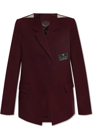 Victoria Beckham Jakke, Dame, Rød, S, Uld, Jakke med lommer