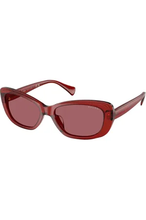 Ralph Lauren Tilbehør, unisex, Rød, 55 MM, Solbriller Ra5322U 621069