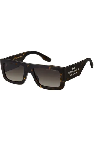 Marc Jacobs Tilbehør, unisex, Brun, 53 MM, Uld, Stilfulde solbriller med farverige linser