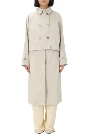 MOORER Frakke, Dame, , M, Uld, Stilfuld Trench Coat Salya-ST2