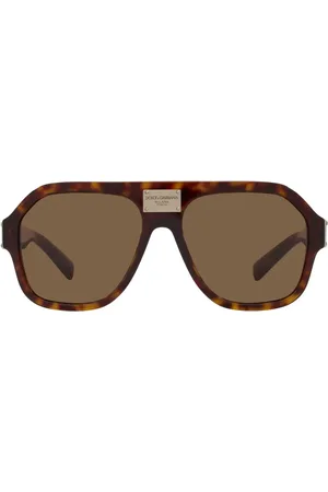 Dolce & Gabbana Tilbehør, unisex, Brun, 58 MM, Uld, Havana Brun Solbriller Dg4433 Stil