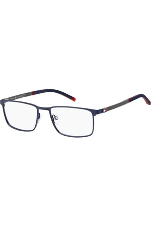 Tommy Hilfiger Tilbehør, Herre, Blå, 56 MM, Matte Brillestel TH 1918