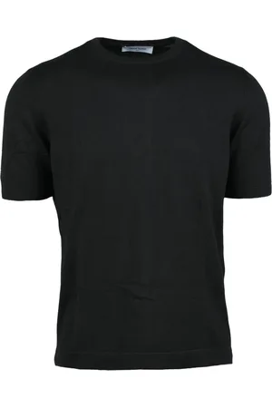 Gran Sasso Top, Herre, Sort, 2XL, Bomuld, Bomuldssweater - Letvægtsstrik