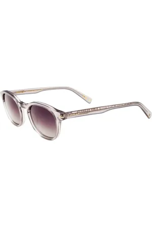 Polar Tilbehør, unisex, Grå, 49 MM, Uld, Guld solbriller med brune gradient linser