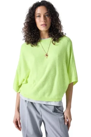 ABSOLUT CASHMERE Strik, Dame, Grøn, XS, Uld, Kashmir Batwing Poncho Sweater