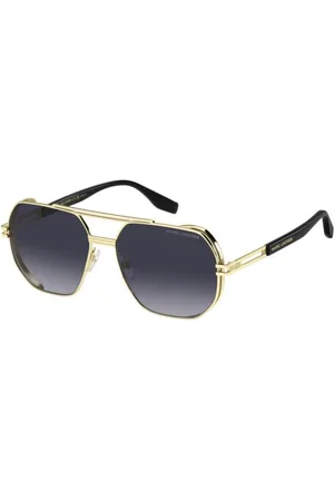 Marc Jacobs Tilbehør, Herre, Gul, 60 MM, Uld, Stilfulde solbriller med Rhl/9O farve