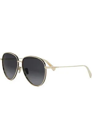 Bvlgari Tilbehør, unisex, Gul, 58 MM, Uld, Stilfulde solbriller med lys guldramme