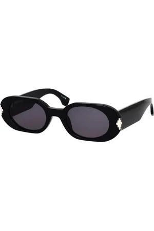 MARCELO BURLON Tilbehør, unisex, Sort, 51 MM, Geometriske Ovale Solbriller Nire