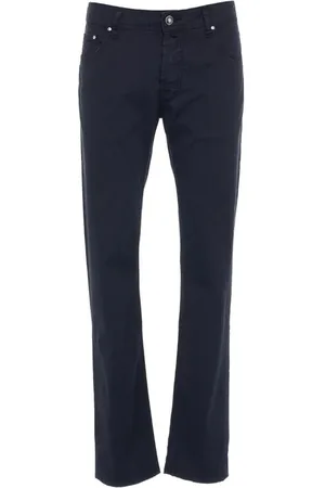 Jacob Cohen Jeans, Herre, Blå, W32, Bomuld, Bukser