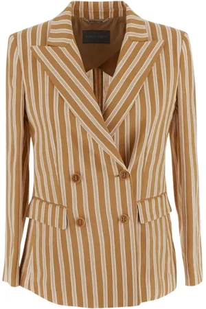Alberta Ferretti Jakke, Dame, Flerfarvet, L, Uld, Damejakke, Stilfuldt Tøj