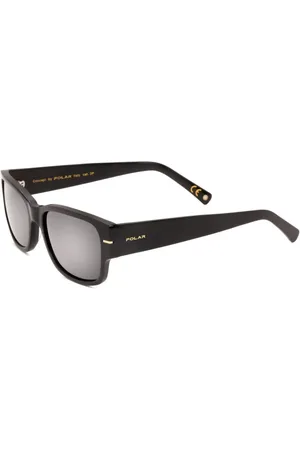 Polar Tilbehør, unisex, Sort, 55 MM, Uld, Guld solbriller med grå linser